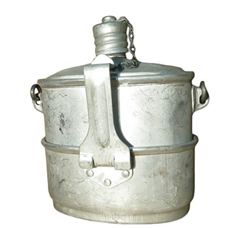 Made in USSR Original Soviet Russian Army Airborne Forces VDV Ð’Ð”Ð’ Soldier Mess & Griddle 2 in ONE Kit Canteen New 1984 METAL FLASK by PetriStor