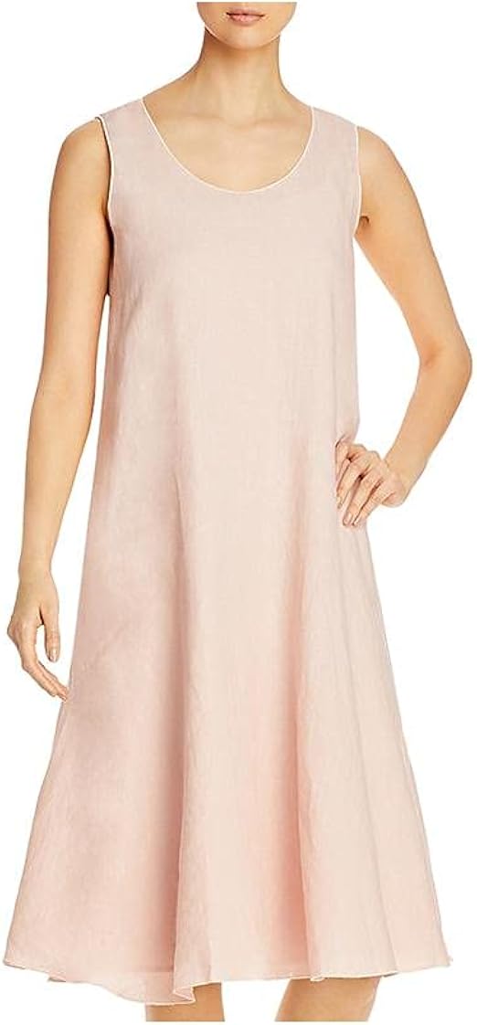 Amazon.com: Eileen Fisher Womens Two-Piece Slub Midi Dress: Clothing