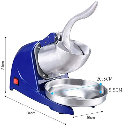 Lloow Mühle Crusher Elektrorasierer Schnee-Kegel EIS-Crusher 200 lbs/HR-Shakes Icebreaker Maschine Home Use und Vertrieb… – Bild 3
