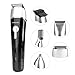 Sminiker Professional 5 in 1 Waterproof Man's Grooming Kit Hair Clippers Beard Trimmer Dual Shaver Body Trimmer Nose Hair Trimmer Precision Trimmer Rechargeable