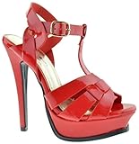 Shoe Dezigns Lauren 87 Womens Strappy Square Toe