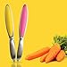 Set of 2 Vegetable Peeler and Fruit Peeler - Zinc Die-casted Blades and Thermoplastic Rubber Handles