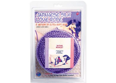 Japanese Silk Love Rope 16 ft., Purple