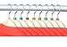 Meta-U Color-Coding Time-Saver Numberic Size Marker– Customer and Staff Can Quickly Identify Garment Size in Store – 9 Common Size Set (2-18) / (Multicolor 225Pcs)