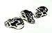 10 Metal Chrome Skull Beads For 550 Paracord Bracelets, Lanyards, Other Projects