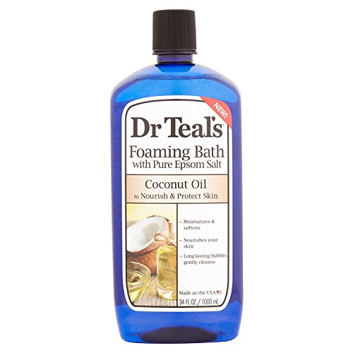 Dr Teal’s Coconut Oil Foaming Bath, 34 fl oz (Pack of 2)