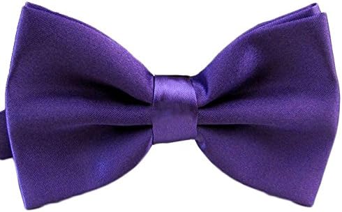 Hot Dresses Mens Pre Tied Mens Adjustable Bow Tie Fancy Plain Tie