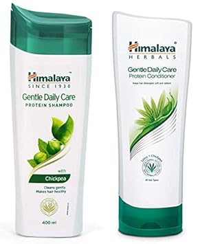 Himalaya Herbals Protein Shampoo, Gentle Daily Care, 400ml & Herbals Protein Conditioner, 200ml Combo