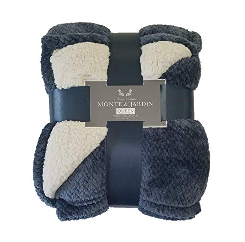 Amazon.com: Monte & Jardin Queen Gray Jacquard Velvet ...