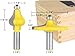 YONICO Handrail Molding Router Bits Set Thumbnail 1/2-Inch Shank 18224