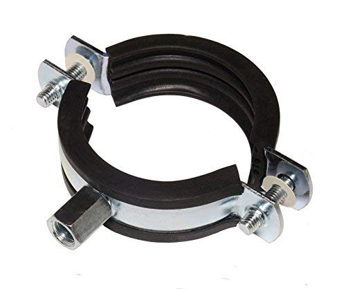 Pack of 10 Screw Tube Clamps/Galvanised Steel