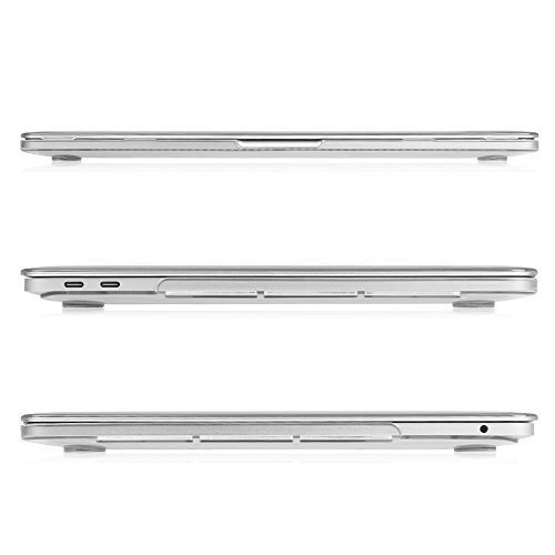 Fintie MacBook Pro 13 Case 2017 & 2016 - Protective Snap On Hard Shell Cover for Newest 13-inch MacBook Pro 13" (2017 & 2016 Release) A1706 / A1708 with/without Touch Bar and Touch ID, Crystal Clear