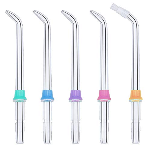 SelfTek 5pcs Replacement Classic Tips Dental Water Jet for Waterpik and Other Oral Irrigator