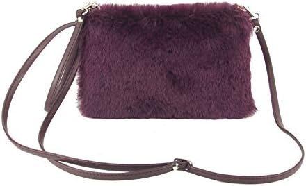 Dainty Faux Fur Clutch Shoulder Crossbody Bag