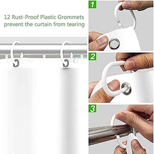 Funny Cat Shower Curtain, Cute Black Cat Riding Whale with Moon Upon Great Ocean Wave on Rustic