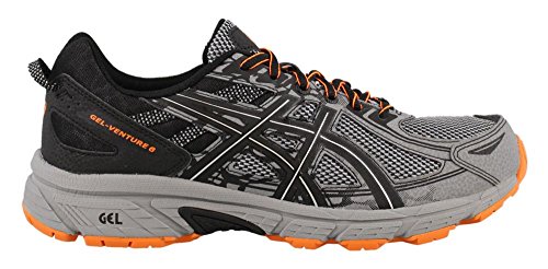 ASICS Mens Gel-Venture 6 Running Shoe, Frost Grey/Phantom/Black, 10.5 4E US
