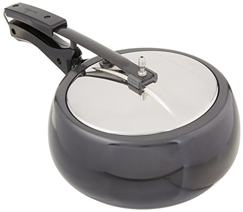 Hawkins CB35 Hard Anodised Pressure Cooker, 3.5-Liter, Contura Black Hawkins CB35 Hard Anodised Pressure Cooker, 3.5-Liter, Contura Black