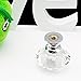 KES Cabinet Knob Diamond Shape Crystal Glass Cupboard Drawer Hand Pull 2 Pack, HCK700-P2