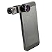 Black Universal Clip-on 180 Degree 3 in 1 Camera Lens for iPhone 5 5S 4 4S 6 Samsung Galaxy S5/S4/S3 Note 4/3/2