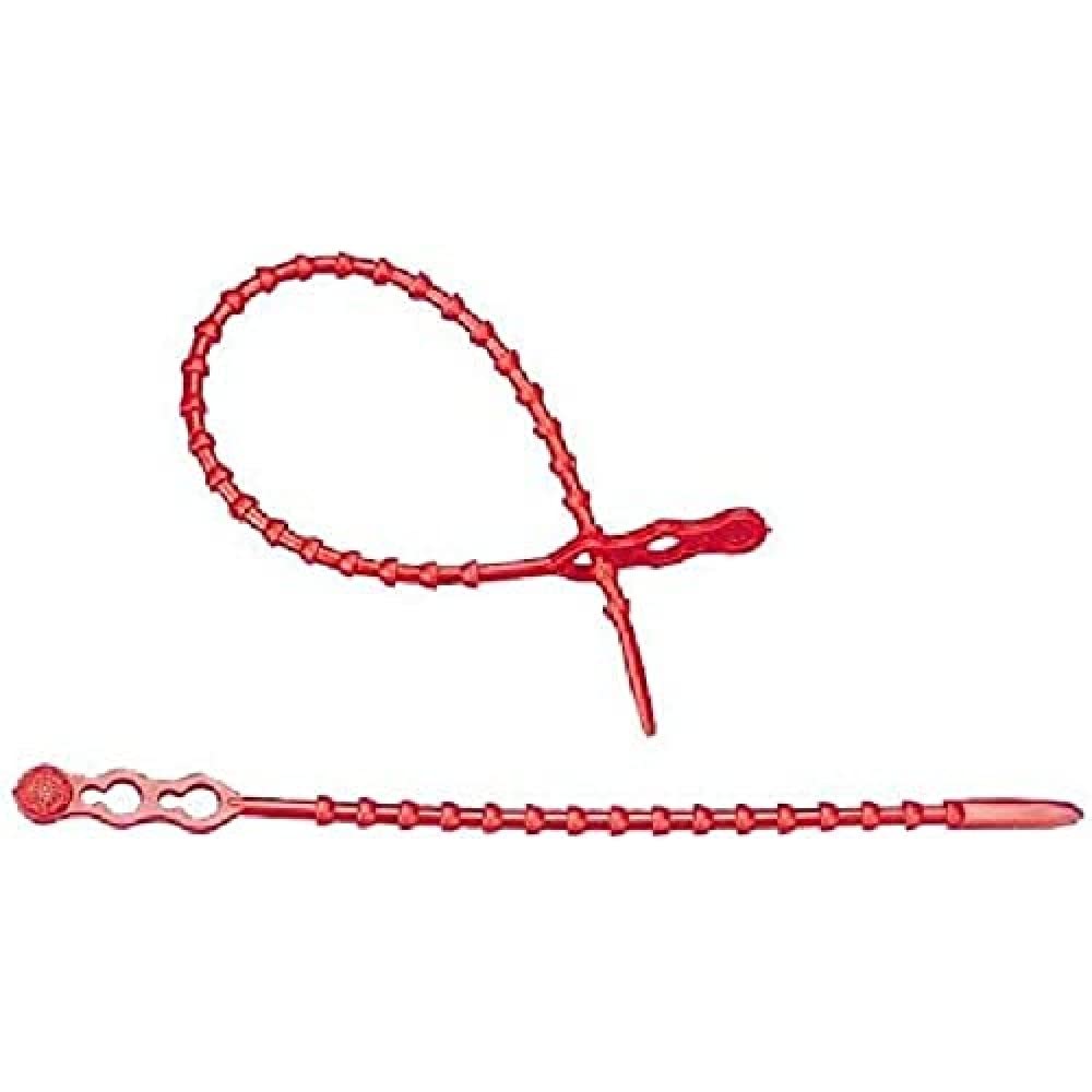Neolab 1 7099 Universal Cable ties, PE, 120 mm long, red (Pack of 100)