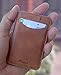 Front Pocket Men's Wallet - Minimalist Wallet- Slim Wallet - Leather Card Holder with RFID Protection for Men - Card Case Holds Cards & Cash - Nvious Living
