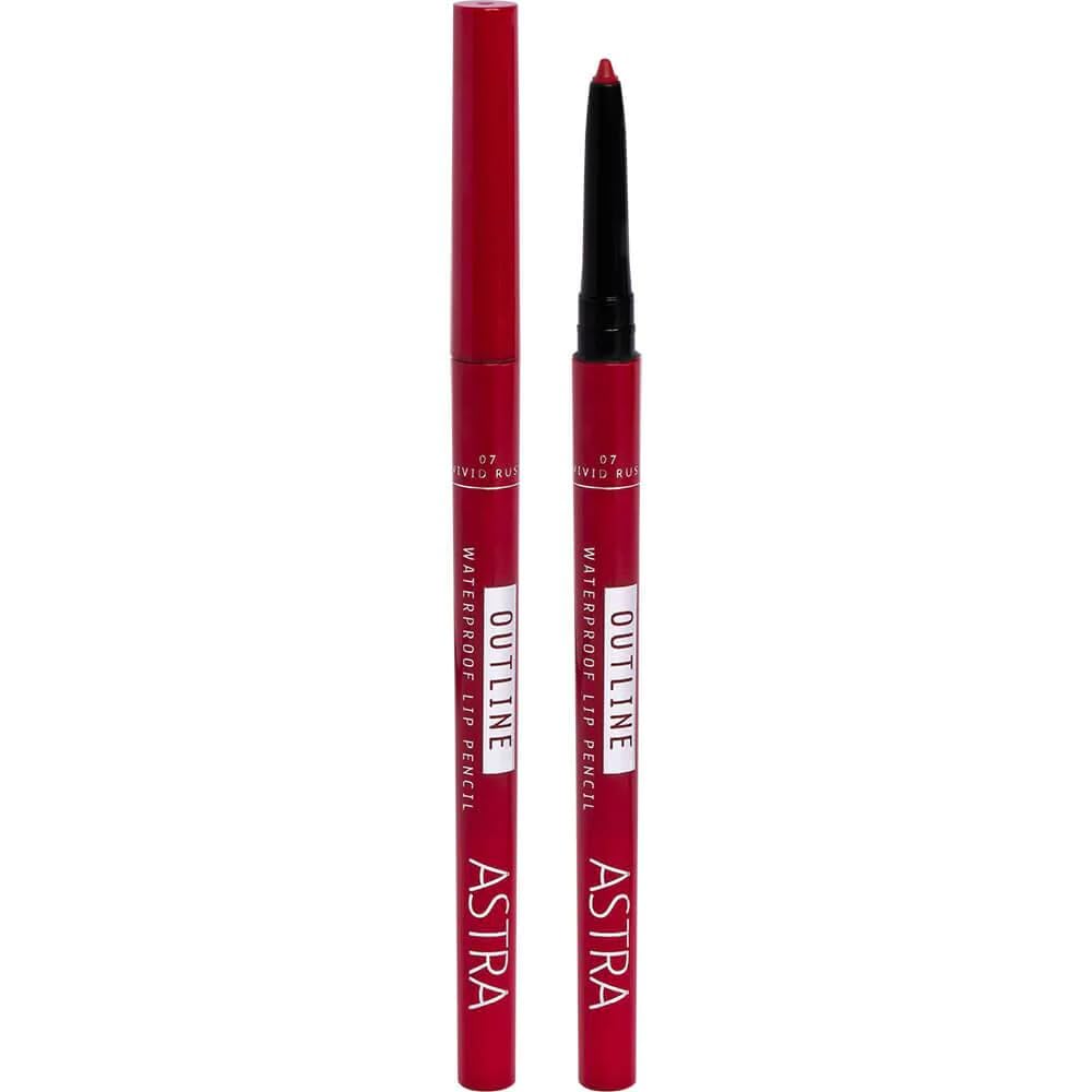 Astra Outline Waterproof Lip Pencil (07 - Vivid Rust)