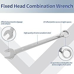 DAKCOS 15mm Combination Wrench Chrome Vanadium Steel