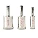 Diamond Dust Drill Attachment Capable Of Drilling 1/2 inches 3/4 inches and 1 inch Hole Ideal For Ceramic Tile Glass Rock Granite Cement Wood Porcelain Set of 3