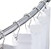 Utopia Roller Shower Curtain Rings/Hooks, 100% Stainless Steel, Polished Chrome, Set of 12 Rings (Chrome)