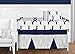 Sweet Jojo Designs Navy Blue White Woodland Deer Boy Baby Fitted Crib Sheet for Infant Newborn Nursery Toddler Bed Room Standard Mattress - Forest Animal Stag Antler