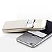 Sinjimoru Basic Cell Phone Wallet Stick on, Card Holder for Back of Phone Working as Adhesive Stretchy iPhone Wallet. Sinji Pouch Basic 2 White