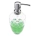 seafulee Soap and Lotion Dispenser Pump, for Kitchen or Bathroom Countertops - Clear/Chrome - 12 OZ (Clear)