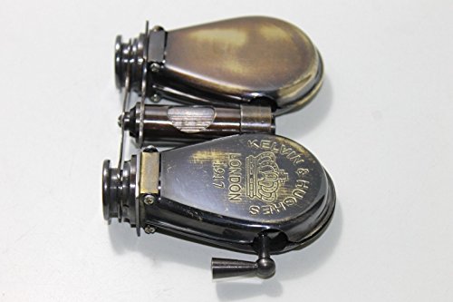 Arsh Nautical Kelvin & Hughes London 1917 Brass Opera Glasses Pocket Folding Binocular D