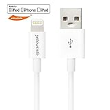 yellowknife [Apple MFI Certified] Lightning to USB Cable Sync Charger Data Cable Cord Data 3.3ft / 1m Lightning to USB Sync Charger Data Cable Cord Data for iPhone 5 5S 5C,iPad (Air/4th generation),iPad mini,iPod (7th generation),iPod touch (5th generation)&iPod nano(7th generation) (White-Round)