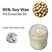 Candles, Natural Scented Soy Candle, Highly Scented and Long Burning Aromatherapy Jar Candles for Stress Relief and Relaxation with Pure Essential Oil, Portable Travel Gift Box for Home (Lavender)