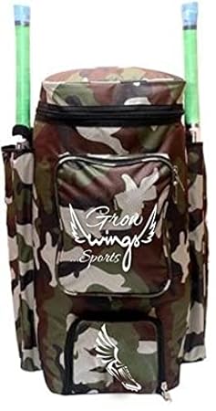 Grow wings Cricket kit Bag { Army Pattern } (Kit Bag)