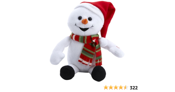 Amazon Com Kurt Adler 10 Inch Laughing Snowman With Farting Sound Home Kitchen