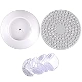 Cunina 2 Pack Wall Protector Guard Protect Door Stair Wall Surface for Baby Pressure Gate and Shower Curtain Rods with 4 Pack Table Corner Guard (White)