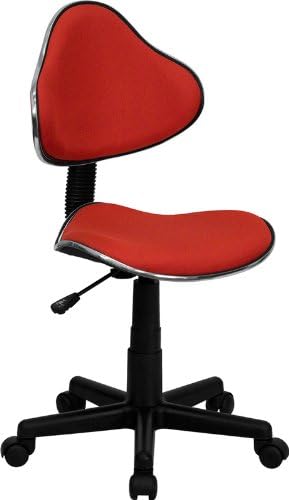 Flash Furniture Red Fabric Swivel Ergonomic Task Office Chair BIFMA Certified