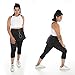 Sport-it Womens Capri Skirt, Active Skapri With Pockets, Running Skirted Leggings, Athletic Skort