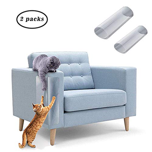 NEBYWOLD Cat Anti-Scratch Tape Deterrent,with Polymer Scratch-Resistant TPU Material Protecting Your Furniture and Leather Scratch Guard Protector Tape for Cats and Pets (18W9L)