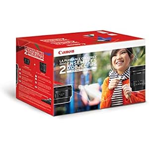 Canon Portrait and Travel Two Lens Kit with 50mm f/1.8 and 10-18mm Lenses,Black - 0570C014