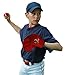 Water Sports ItzaMittCatch Baseball Glove (set of two) and Ball Set For Outdoor Games, Pool Games & Beach Fun, Red