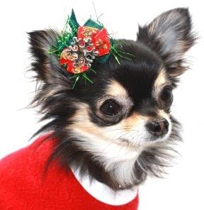 Amazon 犬のヘアゴム クリスマスドッグ Pcpb ヘアアクセサリー 通販