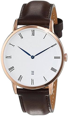Classic St. Mawes Stainless Steel Watch (Gold Case-Black Brand)