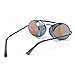 LOMOL Sunglasses Side Shield Steampunk Vintage Cool UV Protection Round Glasses for Women&Men