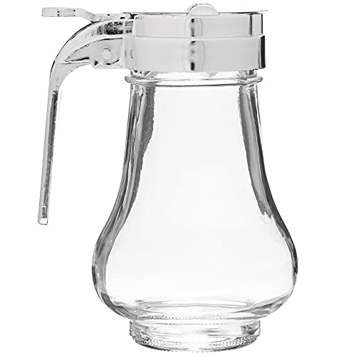 1 Syrup Dispenser 8oz (240mL)Glass Bottle NoDrip Pourers for Maple