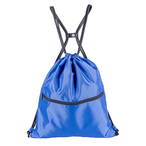 HOLYLUCK Men & Women Outdoor Sport Gym Sack Waterproof Drawstring Backpack Bag