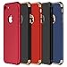 RANVOO iPhone 7 Case, Slim Fit Thin Hard Stylish Cover 3 in 1 Detachable Case, Blue [Clip-ON Series]