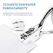 GOOACC Badge Hole Slot Punch for ID Cards Hand Held, One Slot Puncher, 15mm x 3mm Hole, No Burrs Holes, Metal Hole Punch for ID Cards, Badge Holes, 1 MM PVC Cards